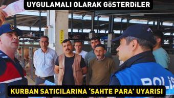 Kurban satıcılarına sahte para uyarısı