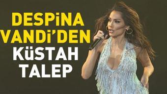 Çeşmede sahneye çıkmadı Yunan şarkıcı Despina Vandiden skandal talep: Atatürk posteri ve Türk bayrağının indirilmesini istedi...
