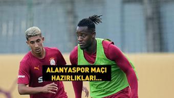 Galatasaray’da Alanyaspor mesaisi başladı