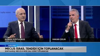 TBMM Başkanı Numan Kurtulmuş, iç ve dış politikanın sıcak başlıklarını  Hafta Sonu'nda değerlendirdi