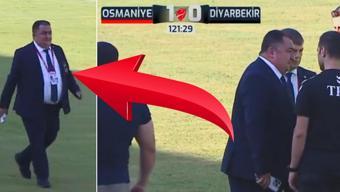 Osmaniyespor - Diyarbekirspor maçı yarıda kaldı Hakeme tepki...