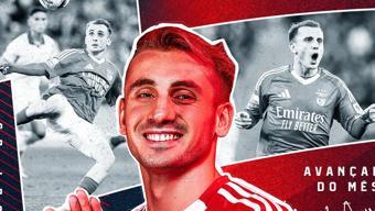 Benfica forması giyen milli futbolcu Kerem Aktürkoğluna ödül