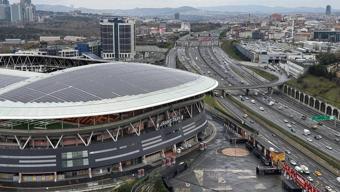 Galatasarayın stadı RAMS Parktaki çalışma böyle görüntülendi