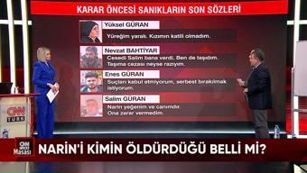 Narin'i kimin öldürdüğü belli mi? İmralı PKK'ya silah bırak diyecek mi? Esad İsrail'e mi çalışıyordu? CNN TÜRK Masası'nda konuşuldu