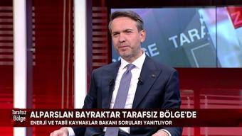 Enerji ve Tabii Kaynaklar Bakanı Alparslan Bayraktar, Türkiye’nin büyük enerji projelerini ve yatırımlarını Tarafsız Bölge'de anlattı