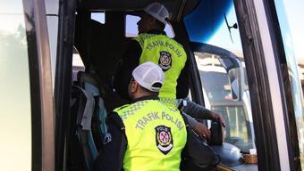 2024te 2 milyon 376 bin 21 adet otobüs denetimi