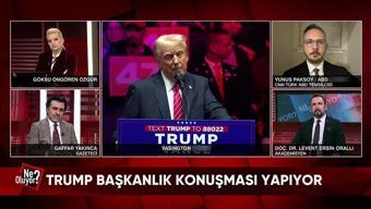 Donald Trump'ın görev öncesi Washington'daki son mitinginden detaylar Ne Oluyor?'da ekrana geldi