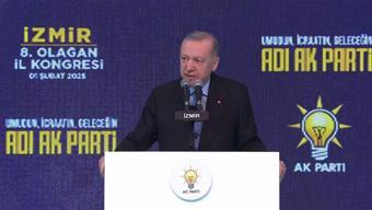 SON DAKİKA... Cumhurbaşkanı Erdoğan: CHPnin İzmire en ufak faydası yok
