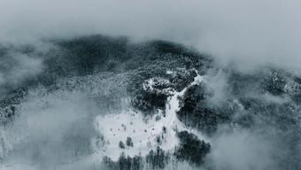 Çam Dağından Büyüleyici Kar Manzaraları