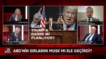 Musk Trump'a darbe mi planlıyor? Dünya şokta! Kanada eyalet mi oluyor? İsrail o 6 bıçaklı füzeyi ne yapacak? CNN TÜRK Masası'nda konuşuldu