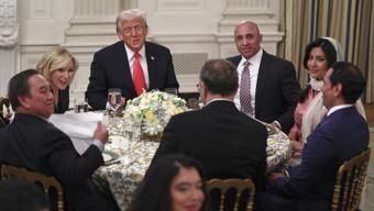 ABD Başkanı Trump, Beyaz Sarayda iftar verdi