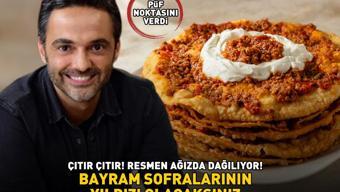 Bayram sofralarının yıldızı olacaksınız Arda Şef püf noktasını verdi Çıtır çıtır paşa böreği, resmen ağızda dağılıyor
