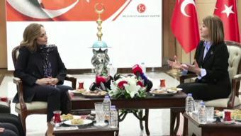 SON DAKİKA Siyasi partilerin bayramlaşma ziyareti başladı