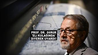 Korkutan uyarı... Prof. Dr. Naci Görür eli kulağında dedi, o fayı işaret etti: Kırıldı kırılacak