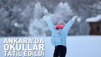 SON DAKİKA | Vali Şahin duyurdu: Ankarada okular tatil edildi