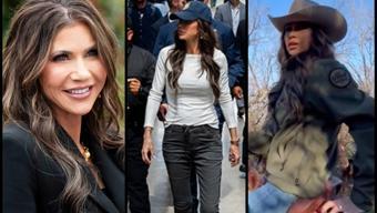 Mahkumlarla poz, operasyonu ifşa... ABD, Kristi Noemi konuşuyor: Bakan mı fenomen mi