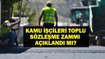 Kamu İşçileri Toplu İş Sözleşmesi: 2025 600 Bin Kamu İşçileri Toplu İş Sözleşme Zammı Ne Kadar Olacak