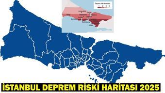 İSTANBUL DEPREM RİSKİ HARİTASI 2025: İSTANBUL’DAN GEÇEN FAY HATLARI İstanbul’da deprem riski yüksek ilçeler hangisi