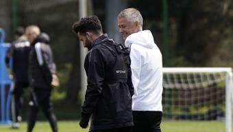 Beşiktaşta derbi mesaisi sürdü İki isim antrenmana katılmadı...