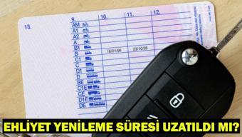 EHLİYET YENİLEME SÜRESİ UZATILDI MI Eski tip sürücü belgelerinin yenilenme tarihi ne zaman son Ehliyet yenileme son tarih