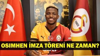 OSIMHEN İMZA TÖRENİ NE ZAMAN Osimhen İmza Töreni Nereden İzlenir, Canlı Yayınlanacak Mı Galatasaraydan Dev Transfer