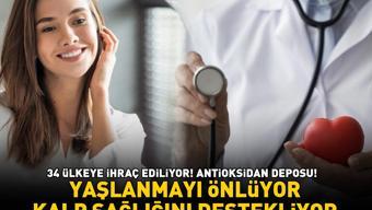 34 ülkeye ihraç ediliyor Antioksidan deposu Beta-karoten, E vitamini ve polifenoller ile yaşlanmayı önlüyor, kalp sağlığını destekliyor