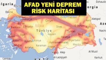 AFAD YENİ DEPREM HARİTASI: AFAD deprem haritası yenilendi Türkiyede deprem riski en az iller neresi Hangi illerde deprem riski yüksek AfAD Türkiye Deprem Haritası