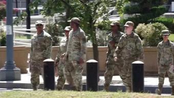 Trump talimatı verdi: Washingtonda Ulusal Muhafızlar sokakta