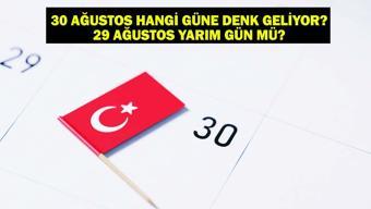 30 Ağustos resmi tatil mi, hangi güne denk geliyor