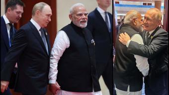 Putin ve Modi el ele: ŞİÖ zirvesine damga vuran görüntüler