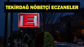TEKİRDAĞ NÖBETÇİ ECZANE: 3 Eylül Tekirdağ Nöbetçi Eczaneler Neresi 3 Eylül Çarşamba Tekirdağ Çorlu, Şarköy, Süleymanpaşa, Çerkezköy, Saray, Ergene Nöbetçi Eczaneler Listesi