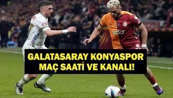GALATASARAY KONYASPOR MAÇ SAATİ VE KANALI: Süper Lig Galatasaray Tümosan Konyaspor Maçı Saat Kaçta, Hangi Kanalda Osimhen Oynayacak Mı