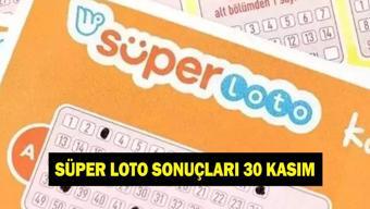 SÜPER LOTO SONUÇLARI 30 KASIM MPİ Süper Loto çekiliş sonucu sorgulama ve canlı izleme linki