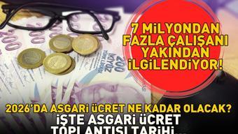 ASGARİ ÜCRET 2026 TOPLANTISI TARİHİ | Asgari ücret toplantısı ne zaman 7 milyondan fazla çalışanı ilgilendiriyor 2026da asgari ücret ne kadar olacak Zam senaryoları