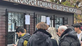 Trabzonspor - Beşiktaş maçı biletlerine yoğun ilgi