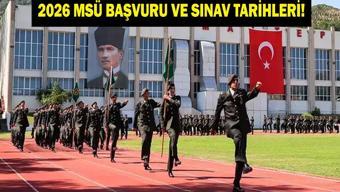 MSÜ 2026 BAŞVURU VE SINAV TARİHLERİ: Milli Savunma Üniversitesi 2026 başvuru ve sınav tarihi ne Sınava girebilmek için başvuru şartları nedir
