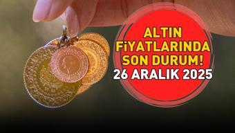 26 ARALIK 2025 CANLI ALTIN FİYATLARI: Gram Altın Ne Kadar Çeyrek Altın, Yarım Altın, Cumhuriyet Altını Ne Kadar Haftanın son işlem günü altın fiyatları