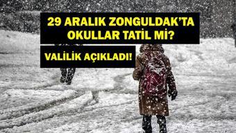 ZONGULDAKTA OKULLAR TATİL Mİ 29 Aralık Pazartesi Zonguldakta Okullar Tatil Mi Zonguldak Valiliğinden Son Dakika Açıklaması