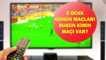 6 OCAK GÜNÜN MAÇLARI: Bugün Maç Var Mı, Hangi Maçlar Var Galatasaray Trabzonspor Maçı Hangi Kanalda, Saat Kaçta İşte 5 Ocak Pazartesi Günün Maçları...