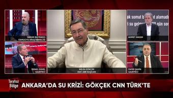 Ankarada su krizinin aslı ne Hıdırlıktepe Anıtı polemiğinde kim ne diyor Ankarada trafiğin sorumlusu kim Melih Gökçek Tarafsız Bölgede yanıtladı