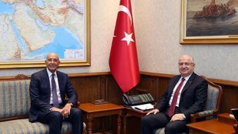 Bakan Yaşar Güler ile Tom Barrack görüştü