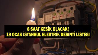 İSTANBUL ELEKTRİK KESİNTİSİ 19 OCAK 2026 BEDAŞ: İstanbul’da elektrikler ne zaman gelecek 19 Ocak Pazartesi BEDAŞ AYEDAŞ İstanbul elektrik kesintisi listesi...
