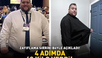 4 ADIMDA 68 KİLO VERDİ Tip 2 diyabet ve tansiyon ilaçlarını bile bıraktı 32 yaşındaki adam zayıflama sırrını açıkladı