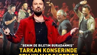 Tarkan konserinde Cem Yılmaz sürprizi Benim de biletim buradanmış