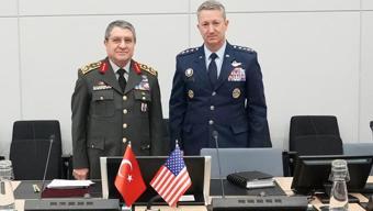 Genelkurmay Başkanı Bayraktaroğlu, ABD Genelkurmay Başkanı Caine ile bir araya geldi