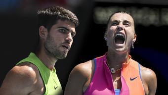 Avustralya Açıkta Alcaraz ve Sabalenka çeyrek final biletini aldı