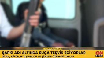 Silah, küfür, uyuşturucu ve şiddete özendiriyorlar