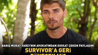 BARIŞ MURAT YAĞCI, SURVIVOR 2026YA GERİ DÖNECEK Mİ Avukatı açıkladı Gözler Acun Ilıcalıda