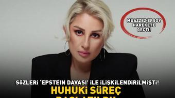 Sözleri Epstein davası ile ilişkilendirilmişti Muazzez Ersoy harekete geçti Hukuki süreç başlatıldı