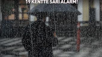  19 kent için alarm verdi Kuvvetli geliyor